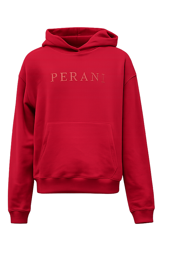 Mens Hoodie-Red