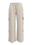 Womens Cargo Pants-Oatmeal