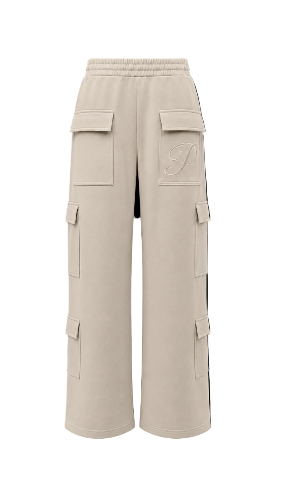 Womens Cargo Pants-Oatmeal