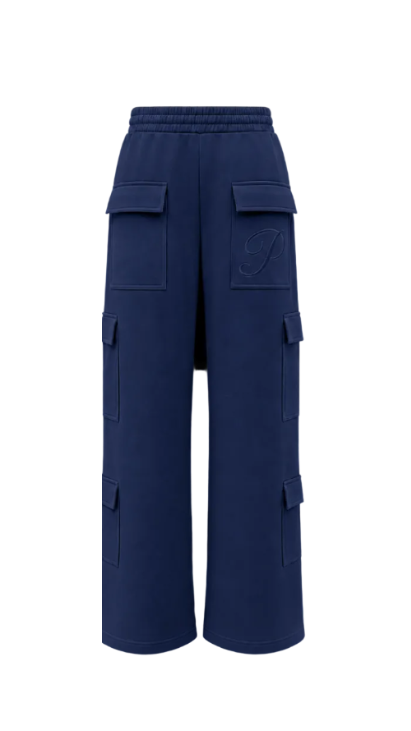 Womens Cargo Pants- Navy Blue