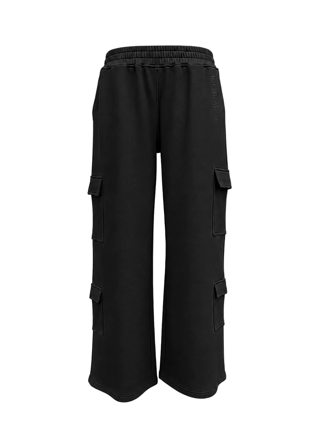 Womens Cargo Pants-Noir