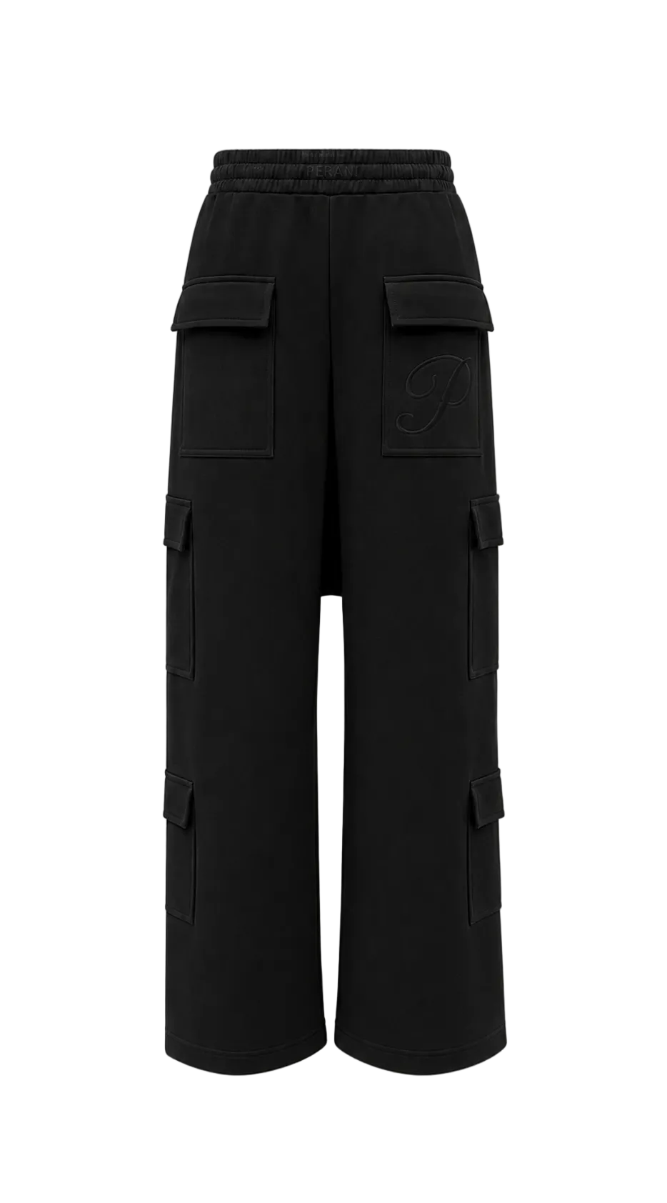 Womens Cargo Pants-Noir