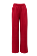 Mens Straight Leg Pants-Red